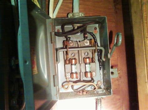 electric meter box on water heater|water heater fuse box.